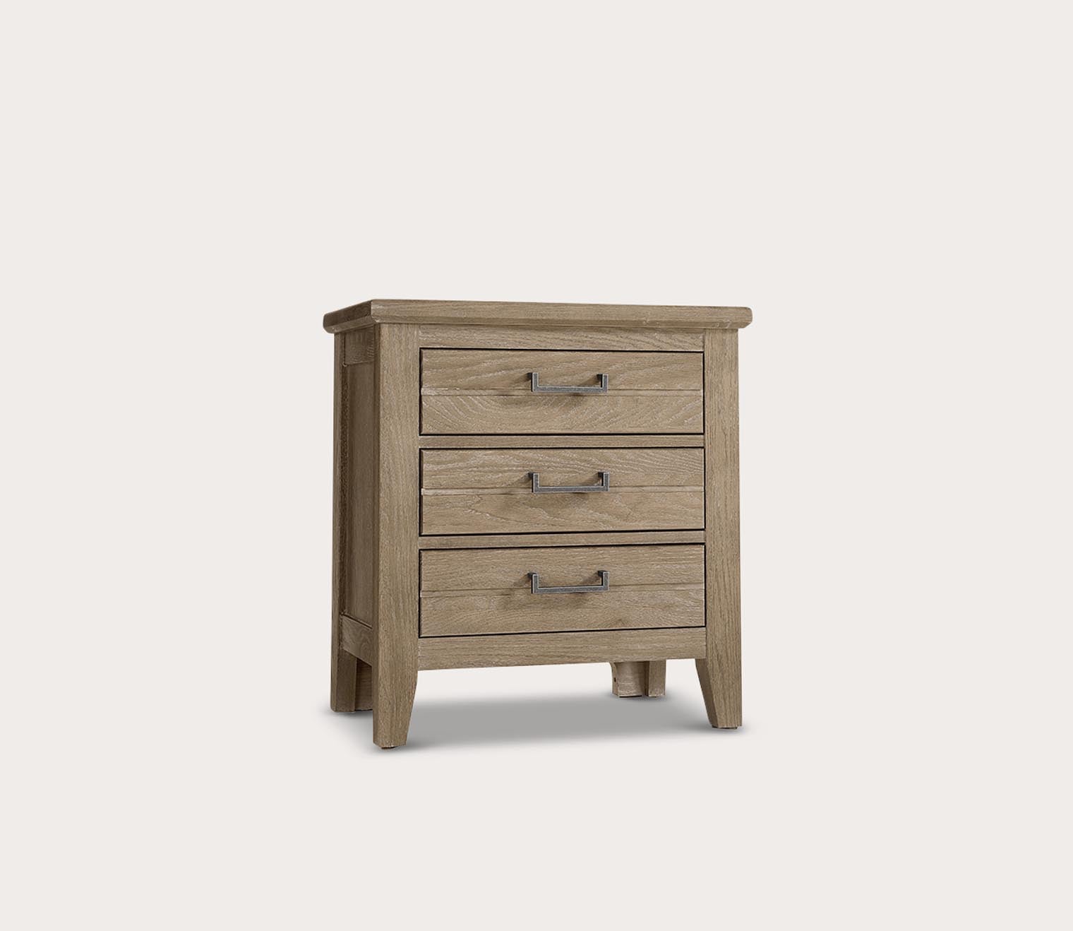 Vaughan Bassett Passageways Deep Sand 3 - Drawer Nightstand by Vaughan Bassett
