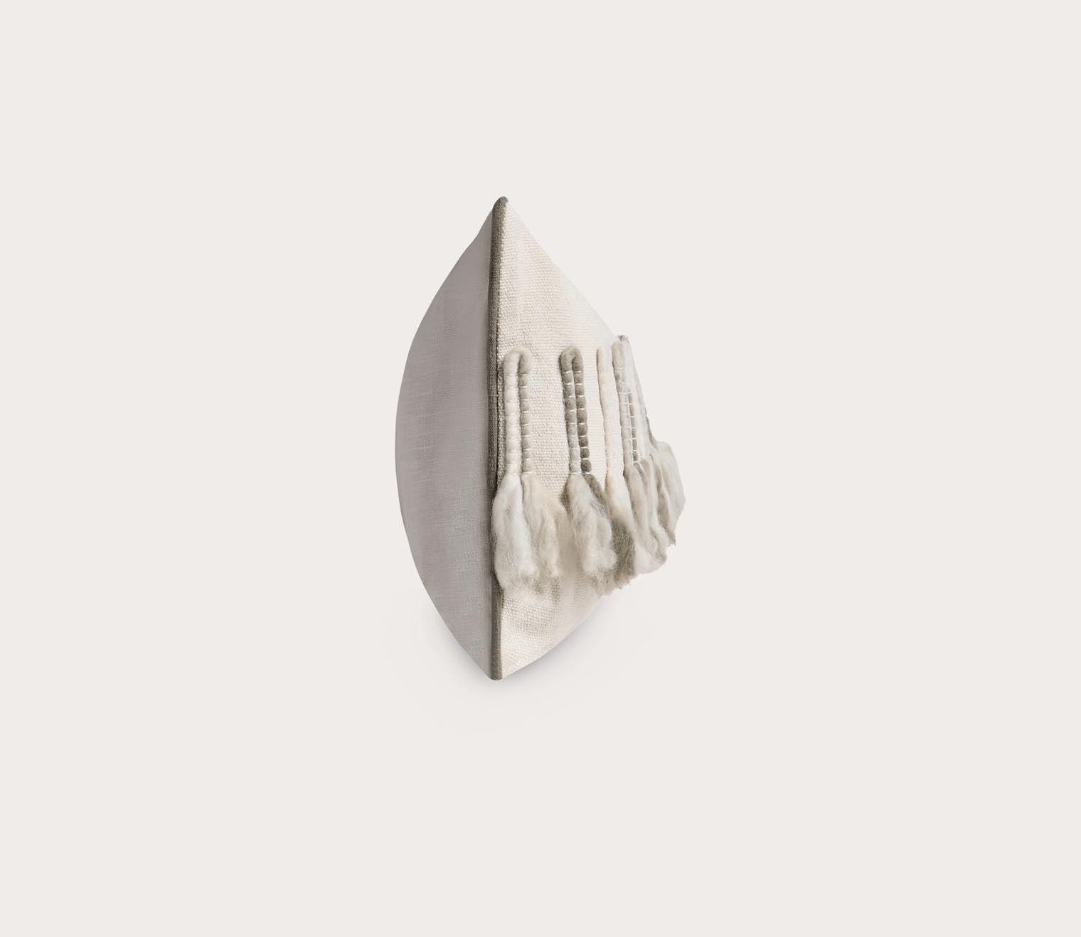 Villa by Classic Home Ambrose Ivory Taupe Throw Pillow by Villa by Classic Home