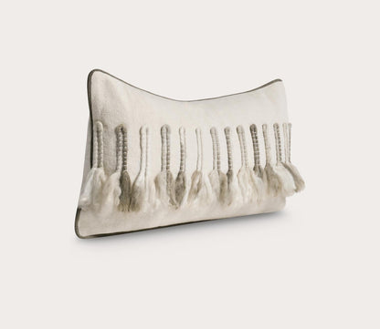 Villa by Classic Home Ambrose Ivory Taupe Throw Pillow by Villa by Classic Home