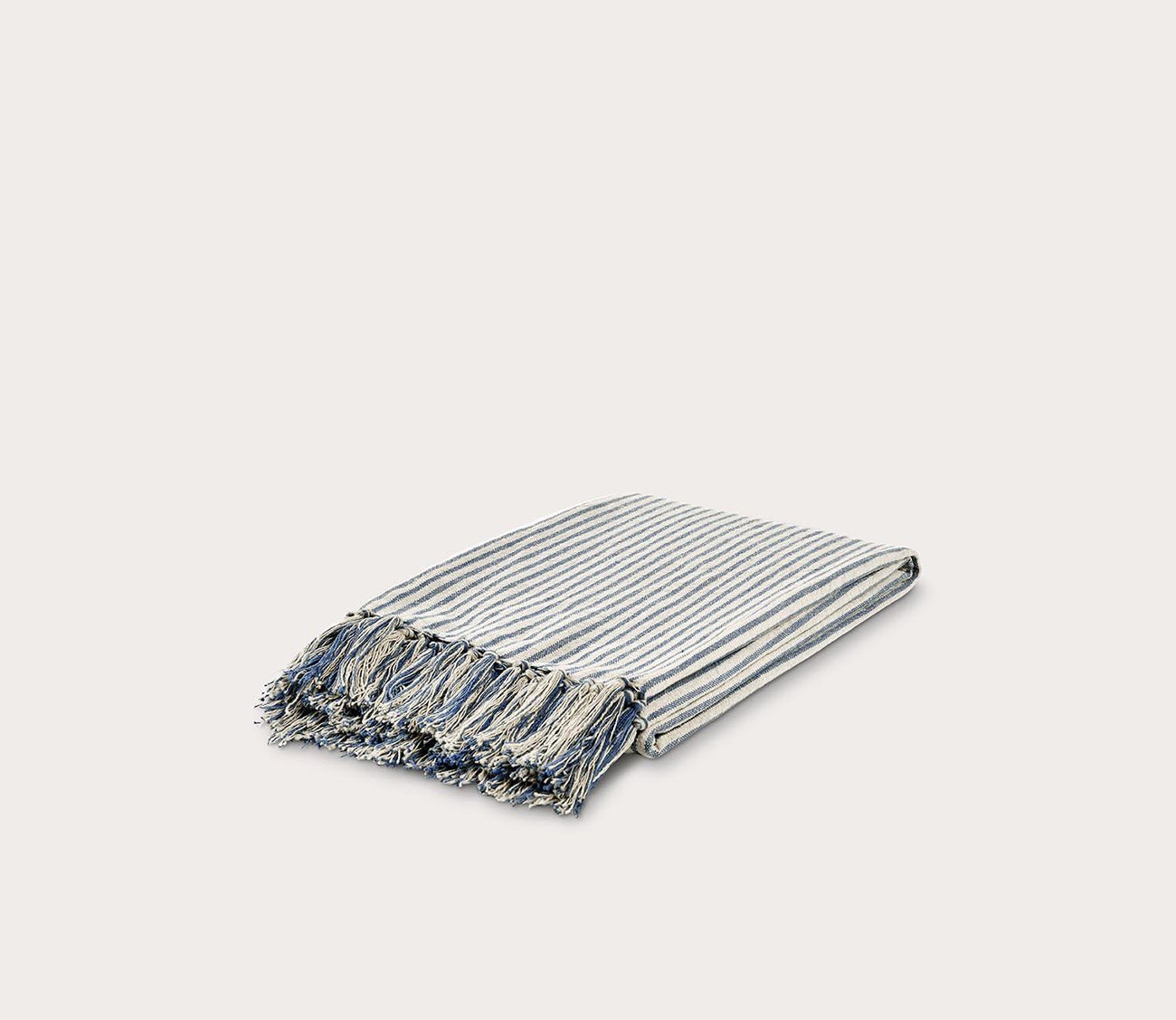 Villa by Classic Home Balboa Blue Natural Throw Blanket by Villa by Classic Home