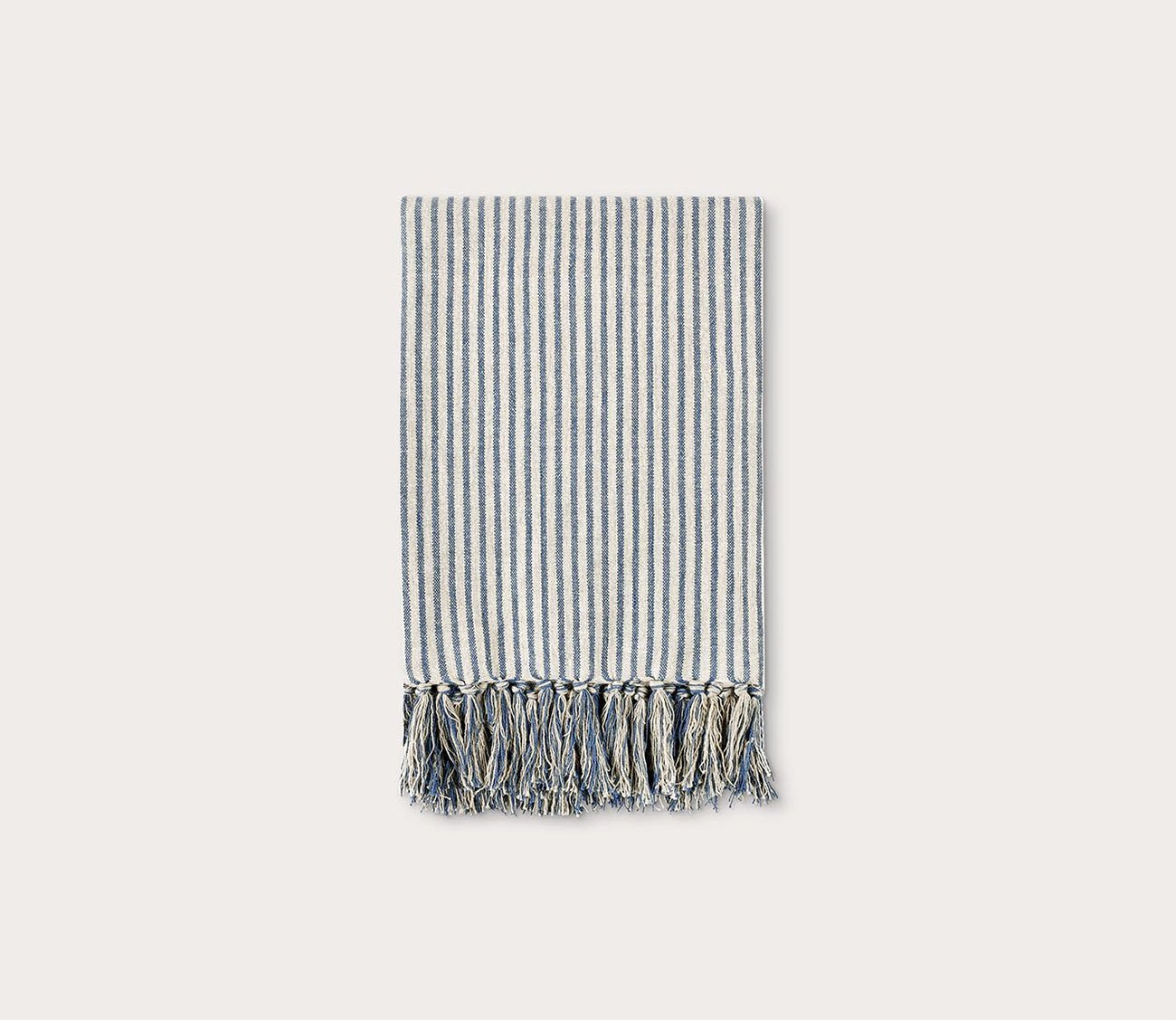 Villa by Classic Home Balboa Blue Natural Throw Blanket by Villa by Classic Home