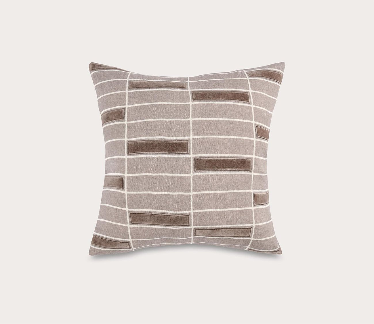 Villa by Classic Home Breccia Taupe Throw Pillow by Villa by Classic Home