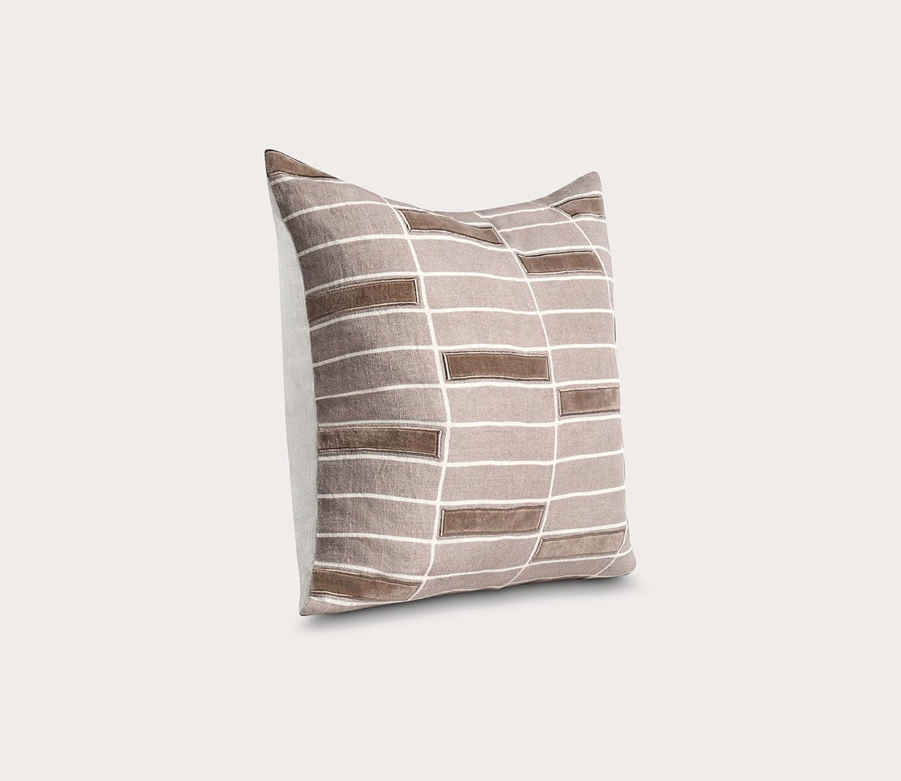 Villa by Classic Home Breccia Taupe Throw Pillow by Villa by Classic Home