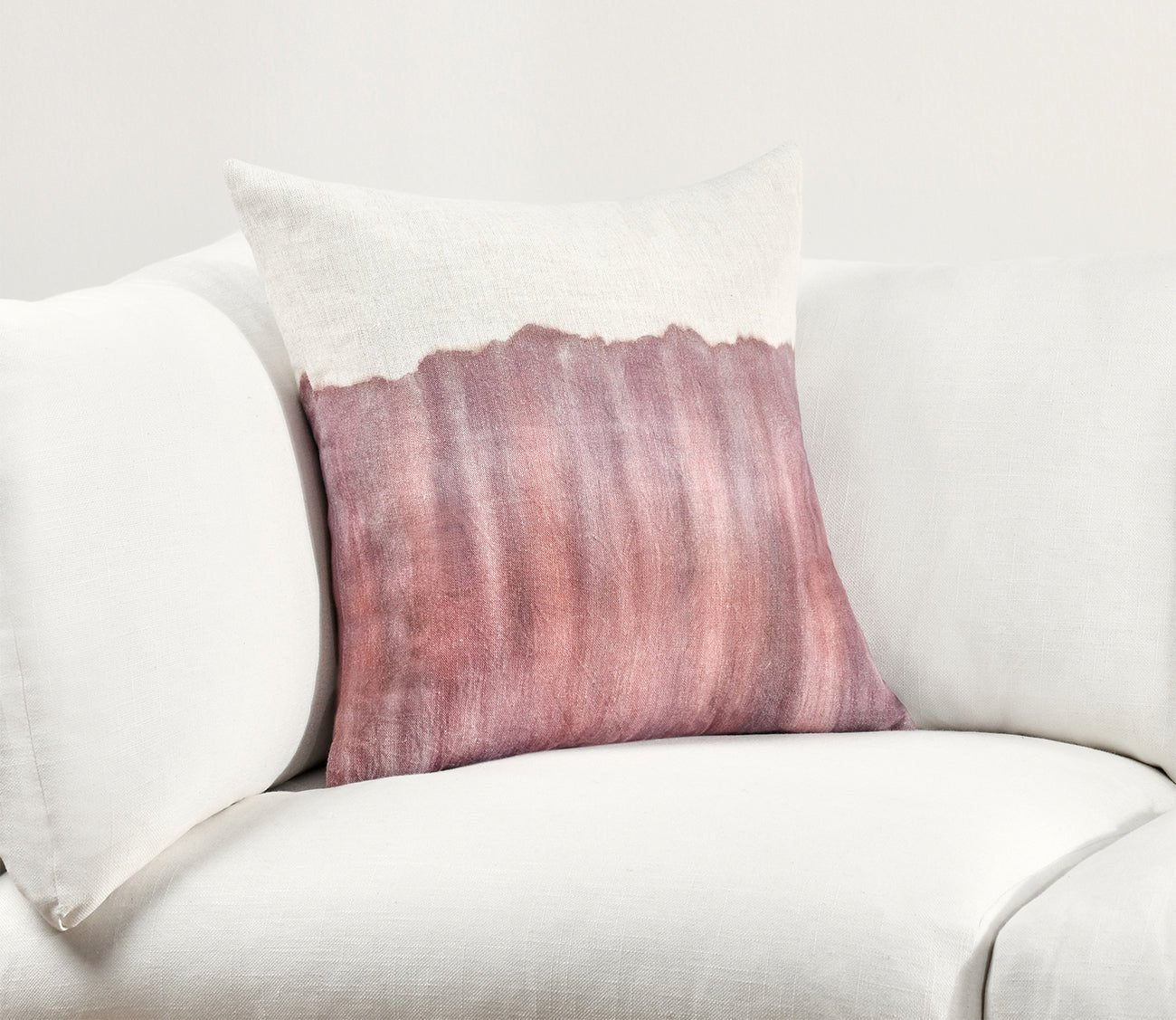 Villa by Classic Home Cora Watercolor Linen Throw Pillow by Villa by Classic Home