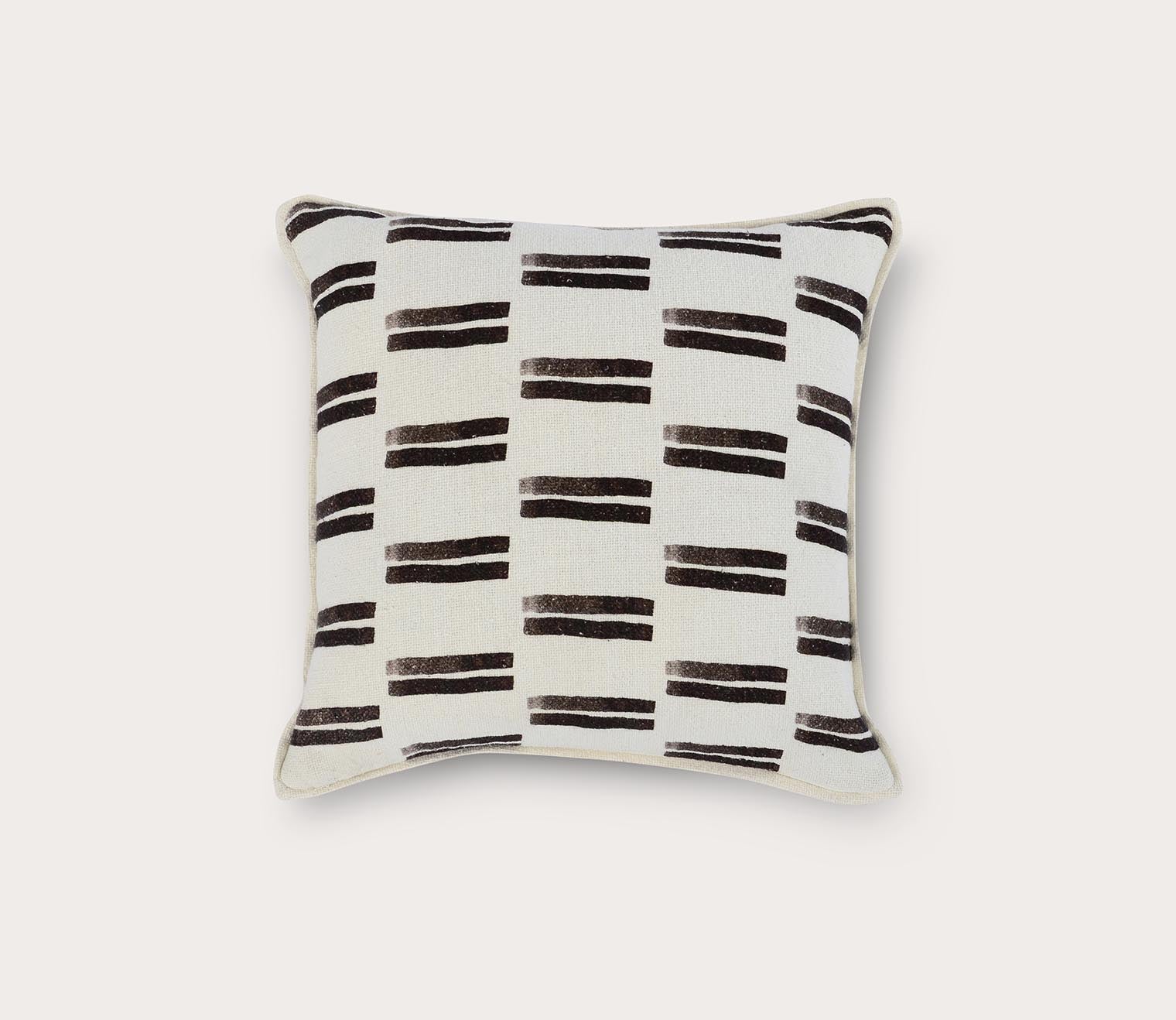 Dunes Black Throw Pillow