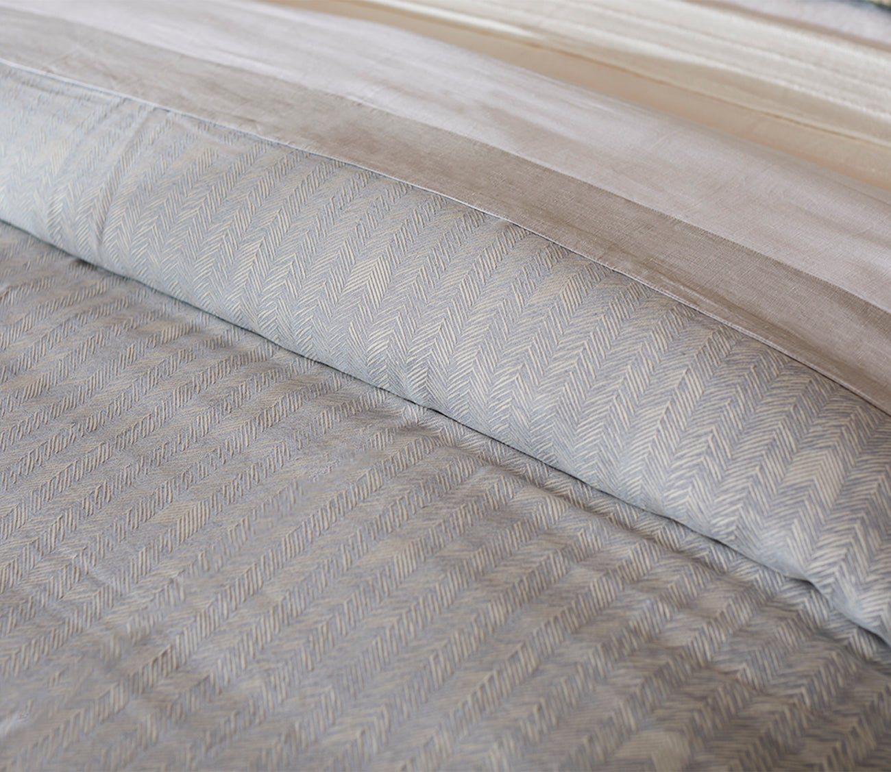 Villa by Classic Home French Herringbone Duvet Cover by Villa by Classic Home
