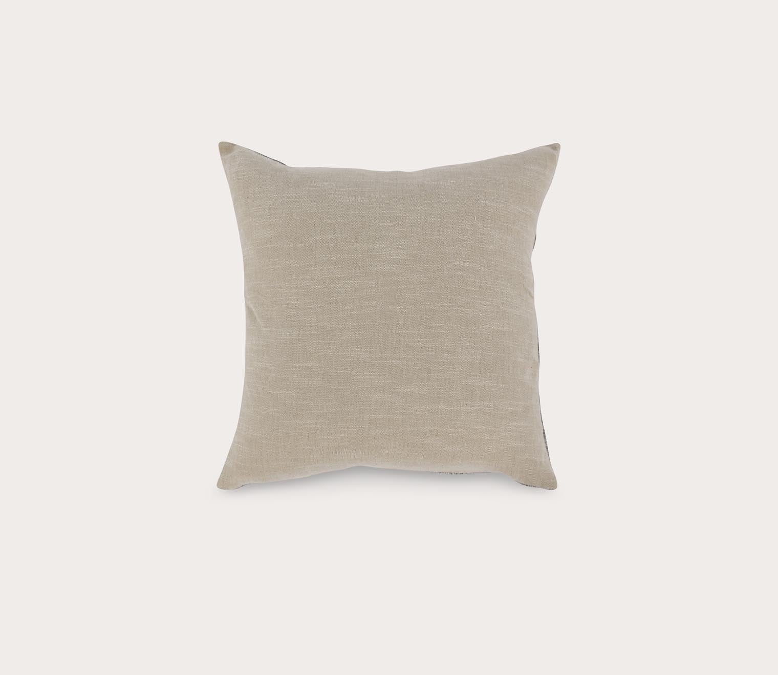 Villa by Classic Home Gratitude Gray Woven Throw Pillow by Villa by Classic Home