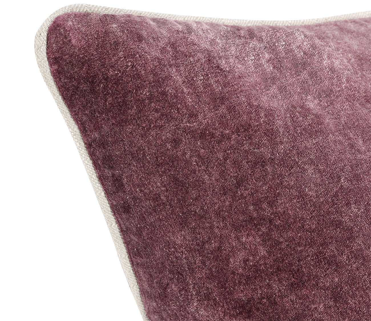 Villa by Classic Home Heirloom Velvet Sangria Red Throw Pillow by Villa by Classic Home