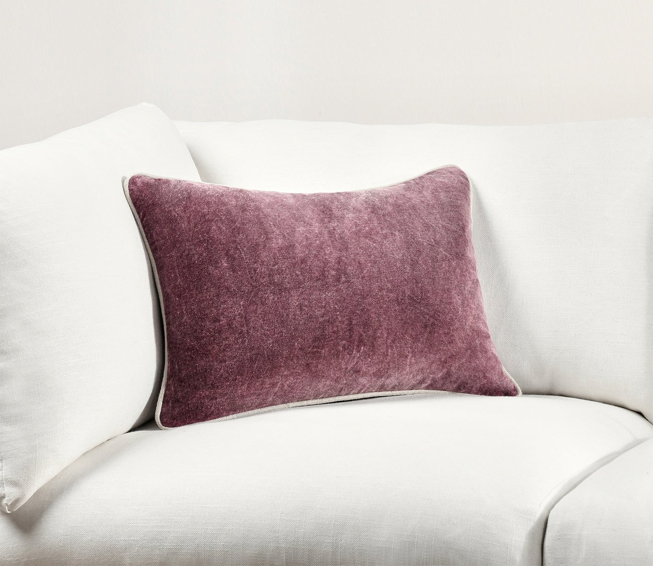 Villa by Classic Home Heirloom Velvet Sangria Red Throw Pillow by Villa by Classic Home