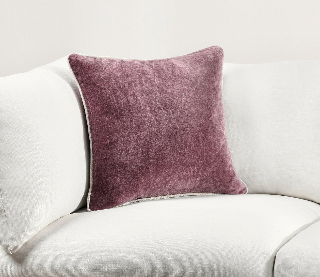 Villa by Classic Home Heirloom Velvet Sangria Red Throw Pillow by Villa by Classic Home