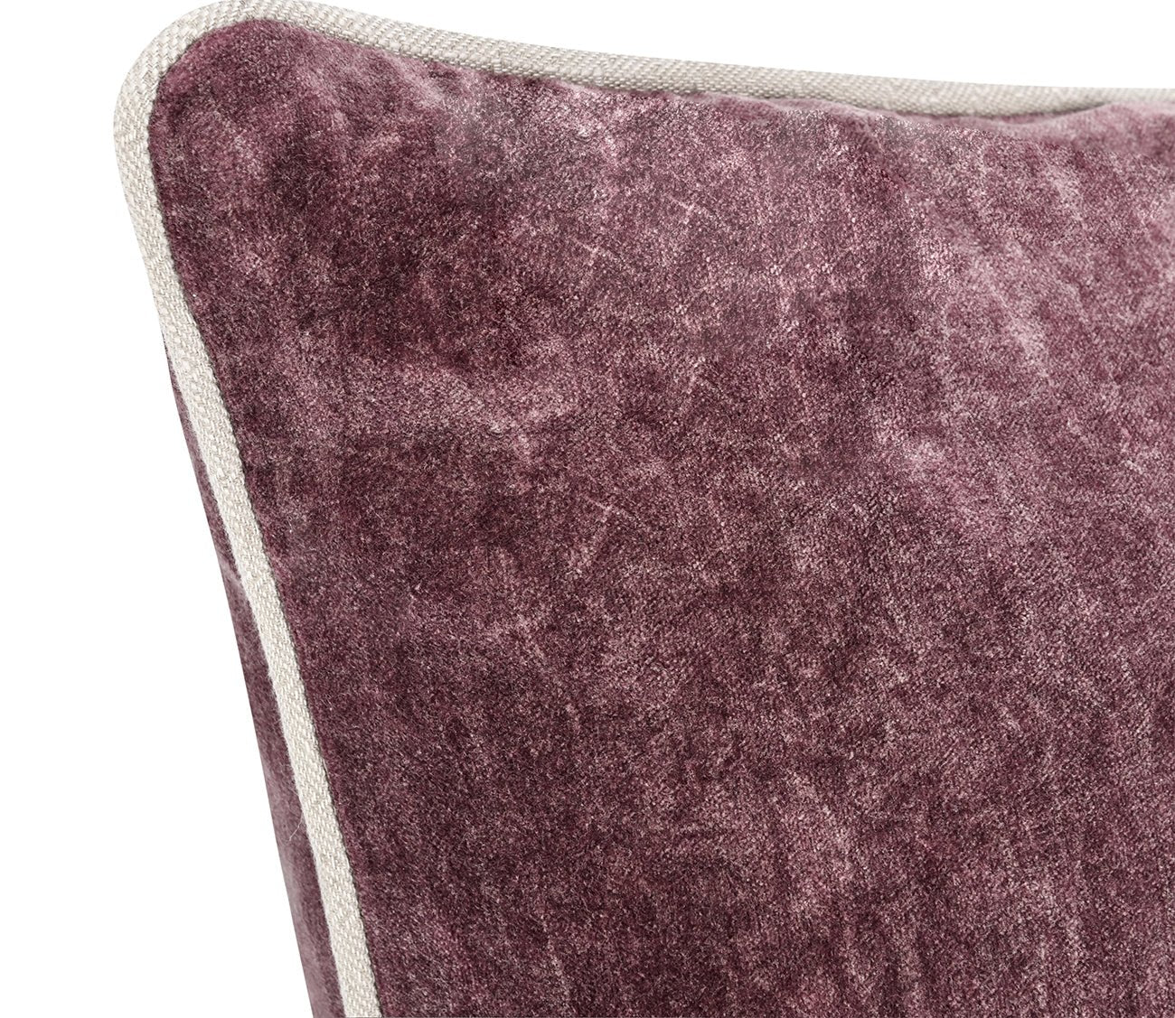 Villa by Classic Home Heirloom Velvet Sangria Red Throw Pillow by Villa by Classic Home