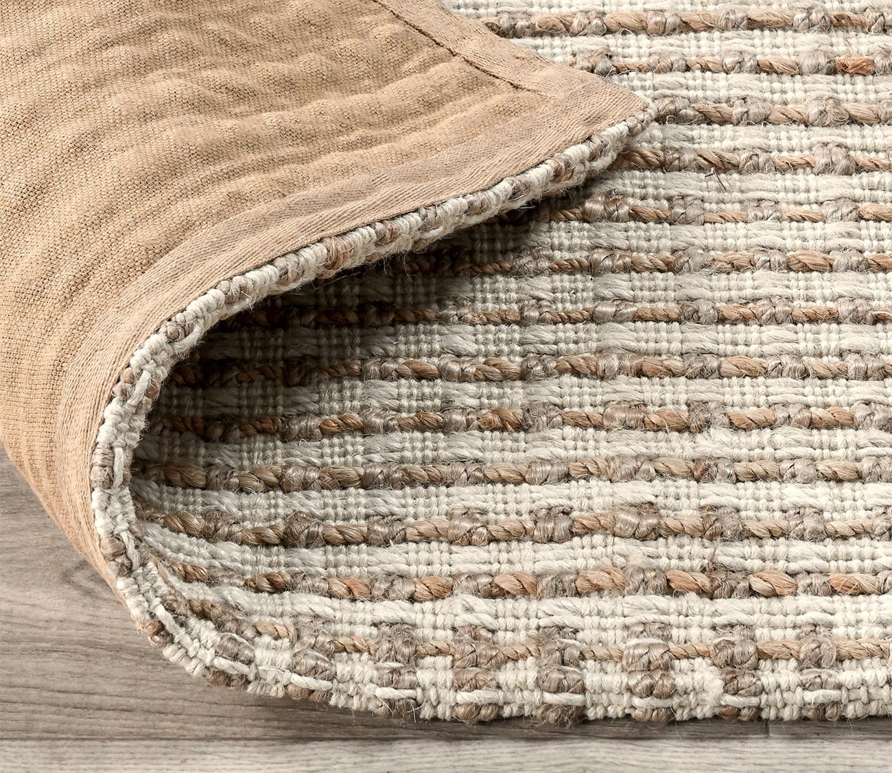 Villa by Classic Home Huntington Jute Ivory Natural Area Rug by Villa by Classic Home