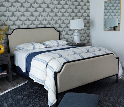 Villa by Classic Home Jayson Stripe Linen Cashmere Duvet Cover by Villa by Classic Home