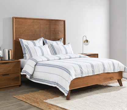 Villa by Classic Home Jayson Stripe Linen Cashmere Duvet Cover by Villa by Classic Home