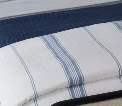 Villa by Classic Home Jayson Stripe Linen Cashmere Duvet Cover by Villa by Classic Home
