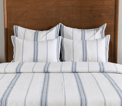 Villa by Classic Home Jayson Stripe Linen Cashmere Duvet Cover by Villa by Classic Home