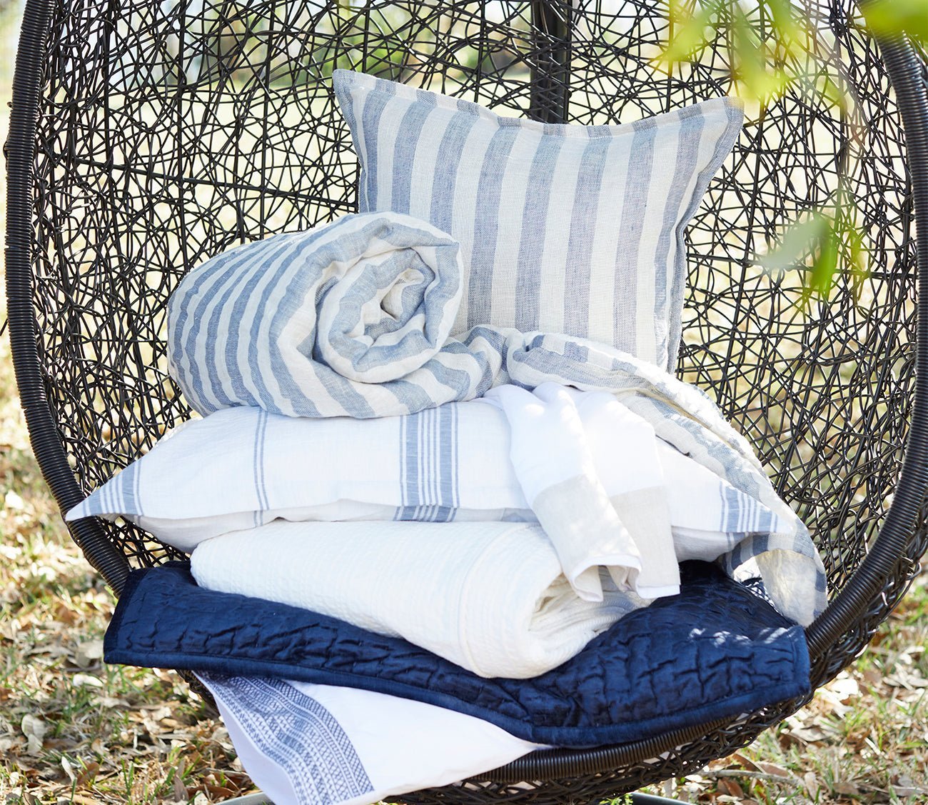 Villa by Classic Home Jayson Stripe Linen Cashmere Pillow Sham by Villa by Classic Home