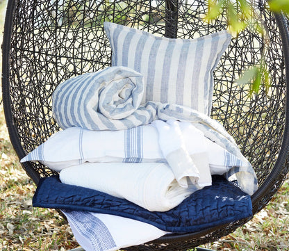 Villa by Classic Home Jayson Stripe Linen Cashmere Pillow Sham by Villa by Classic Home