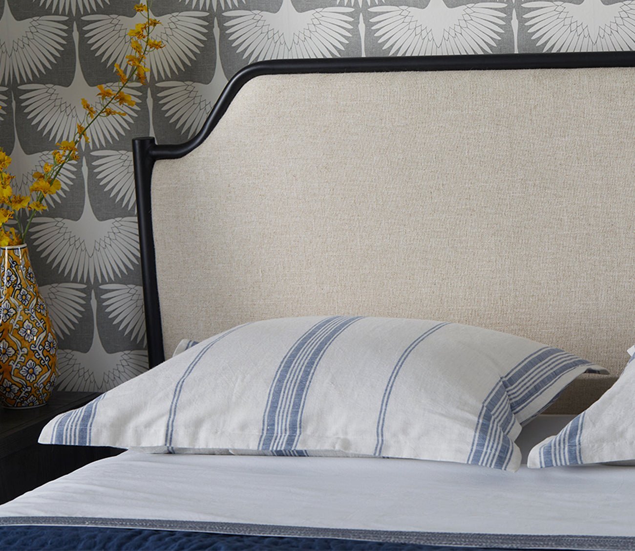Villa by Classic Home Jayson Stripe Linen Cashmere Pillow Sham by Villa by Classic Home