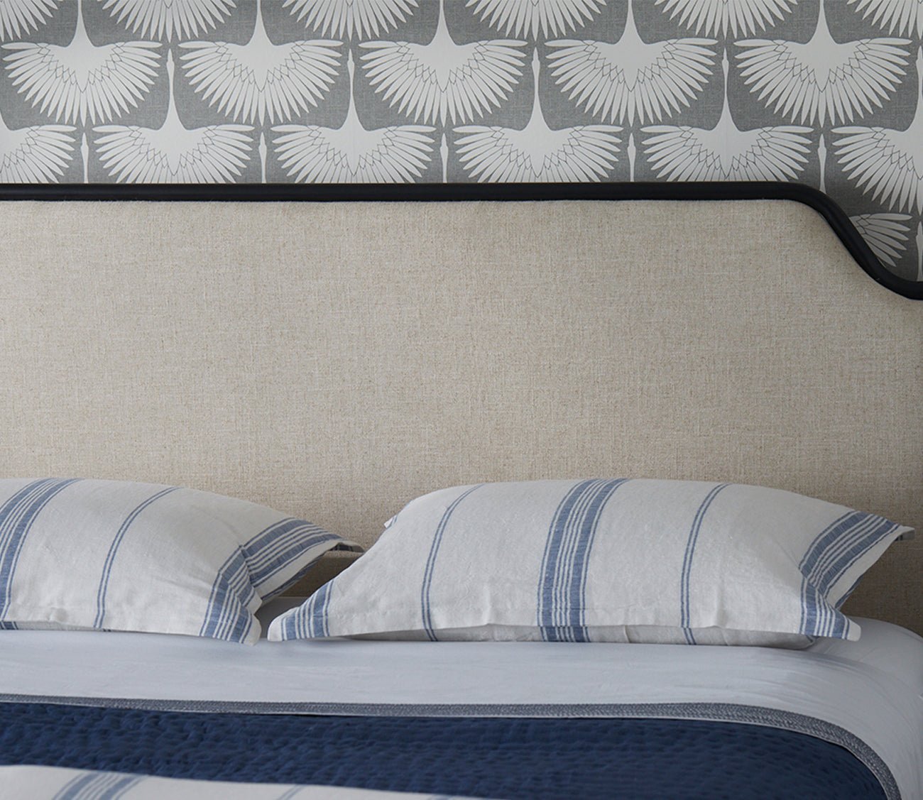 Villa by Classic Home Jayson Stripe Linen Cashmere Pillow Sham by Villa by Classic Home