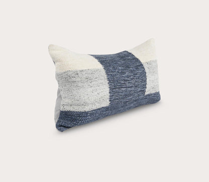 Villa by Classic Home Kass Night Blue Gray Throw Pillow by Villa by Classic Home