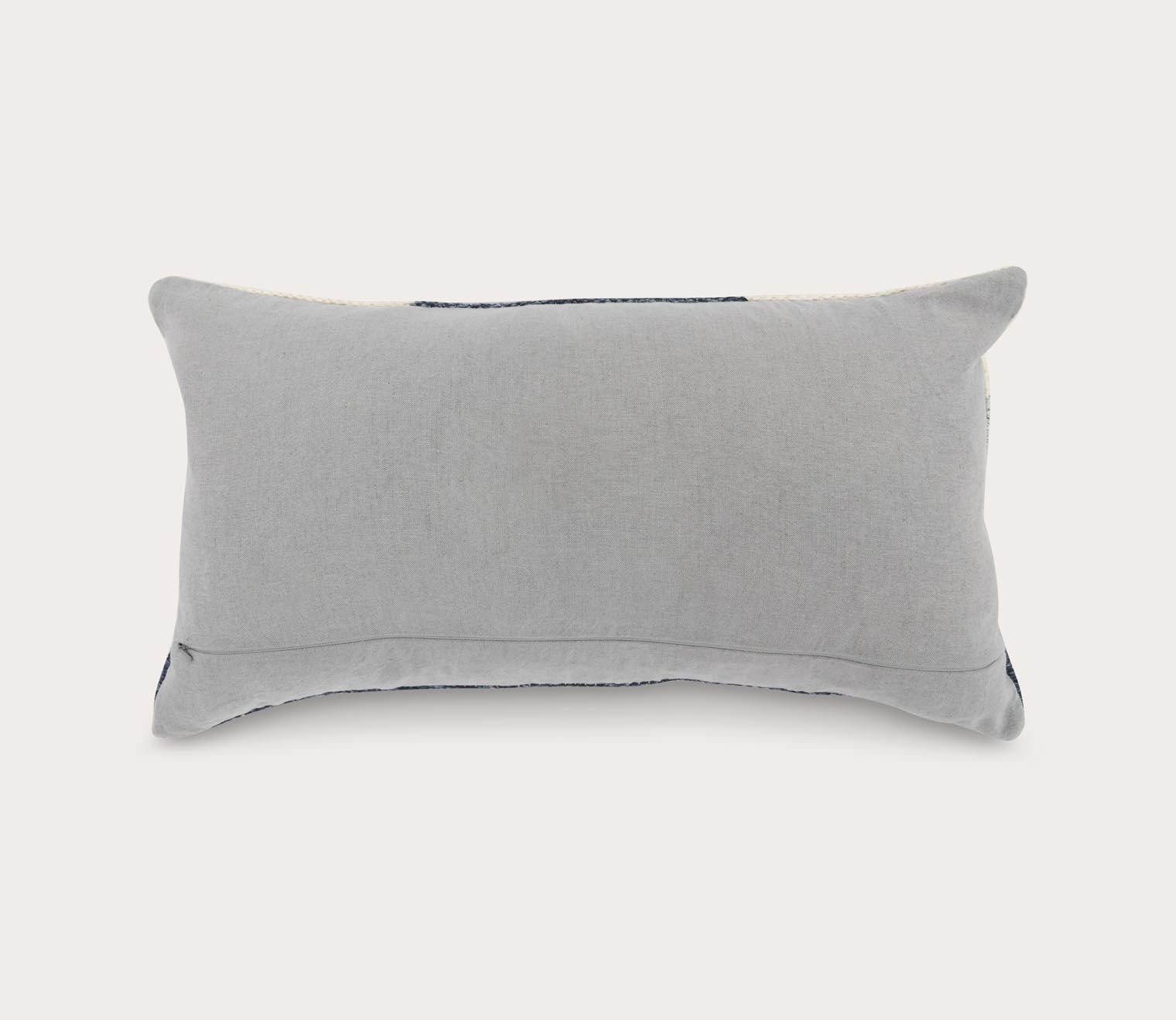 Villa by Classic Home Kass Night Blue Gray Throw Pillow by Villa by Classic Home