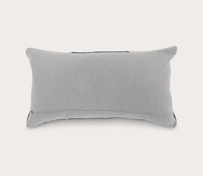 Villa by Classic Home Kass Night Blue Gray Throw Pillow by Villa by Classic Home