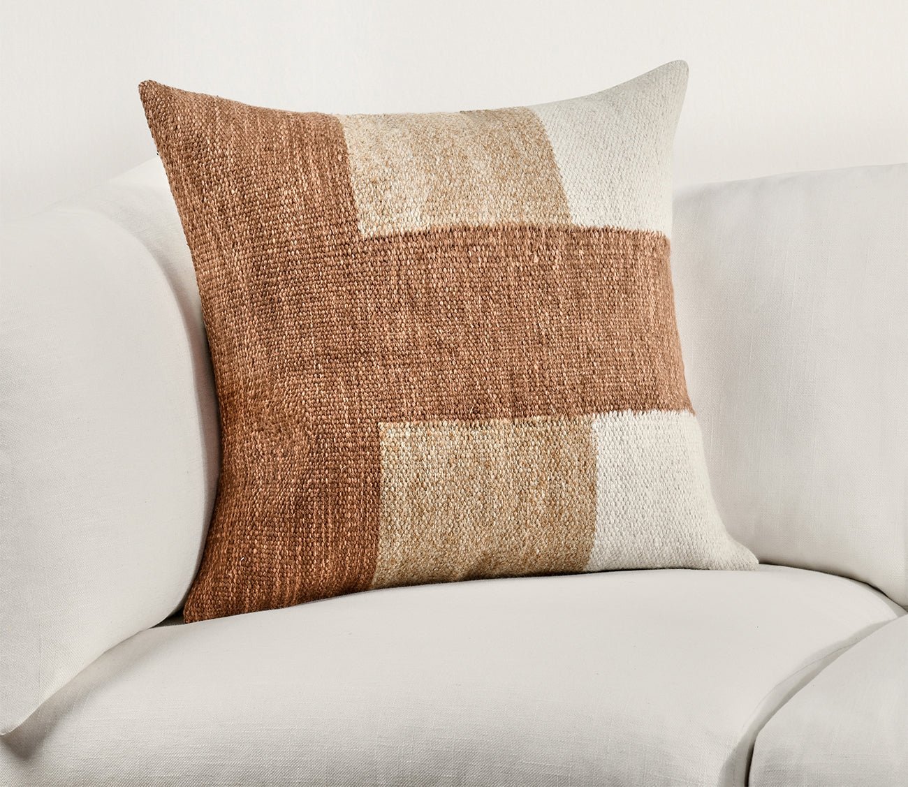 Kass Woven Block Throw Pillow