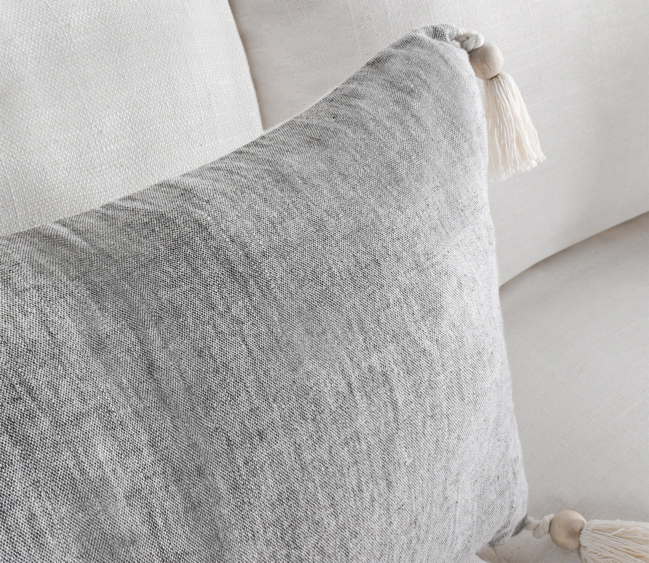 Villa by Classic Home Lima Dark Gray Throw Pillow by Villa by Classic Home