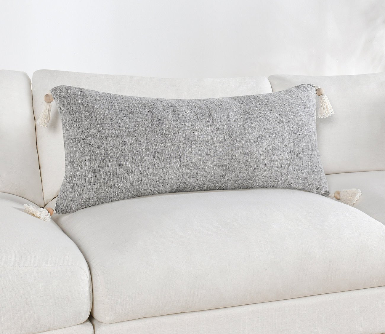 Villa by Classic Home Lima Dark Gray Throw Pillow by Villa by Classic Home