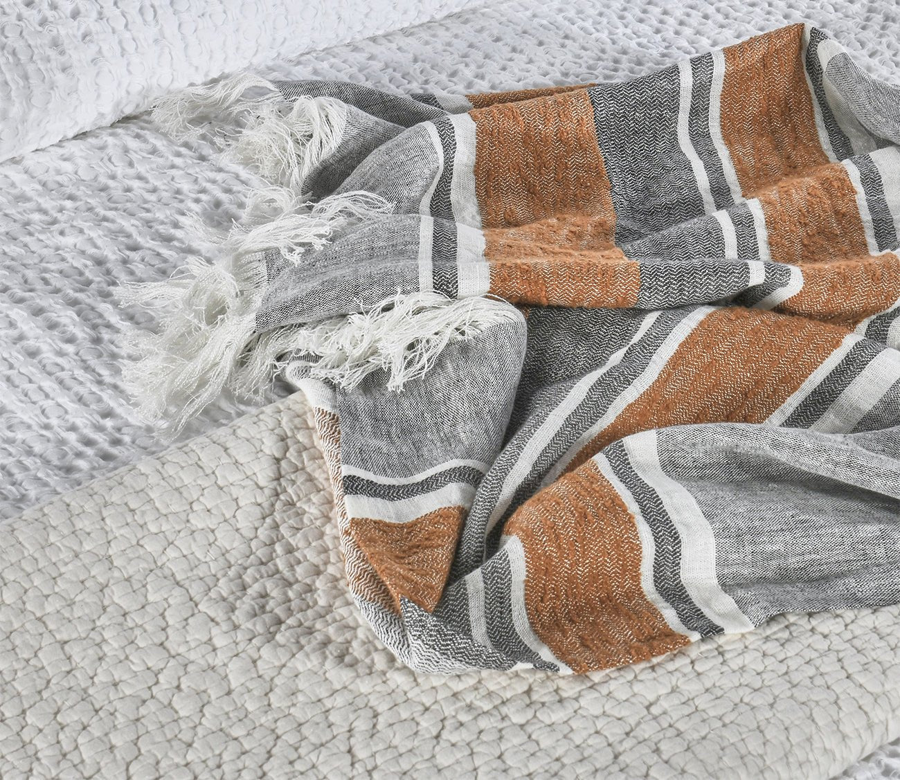 Villa by Classic Home Lima Stripe Throw Blanket by Villa by Classic Home