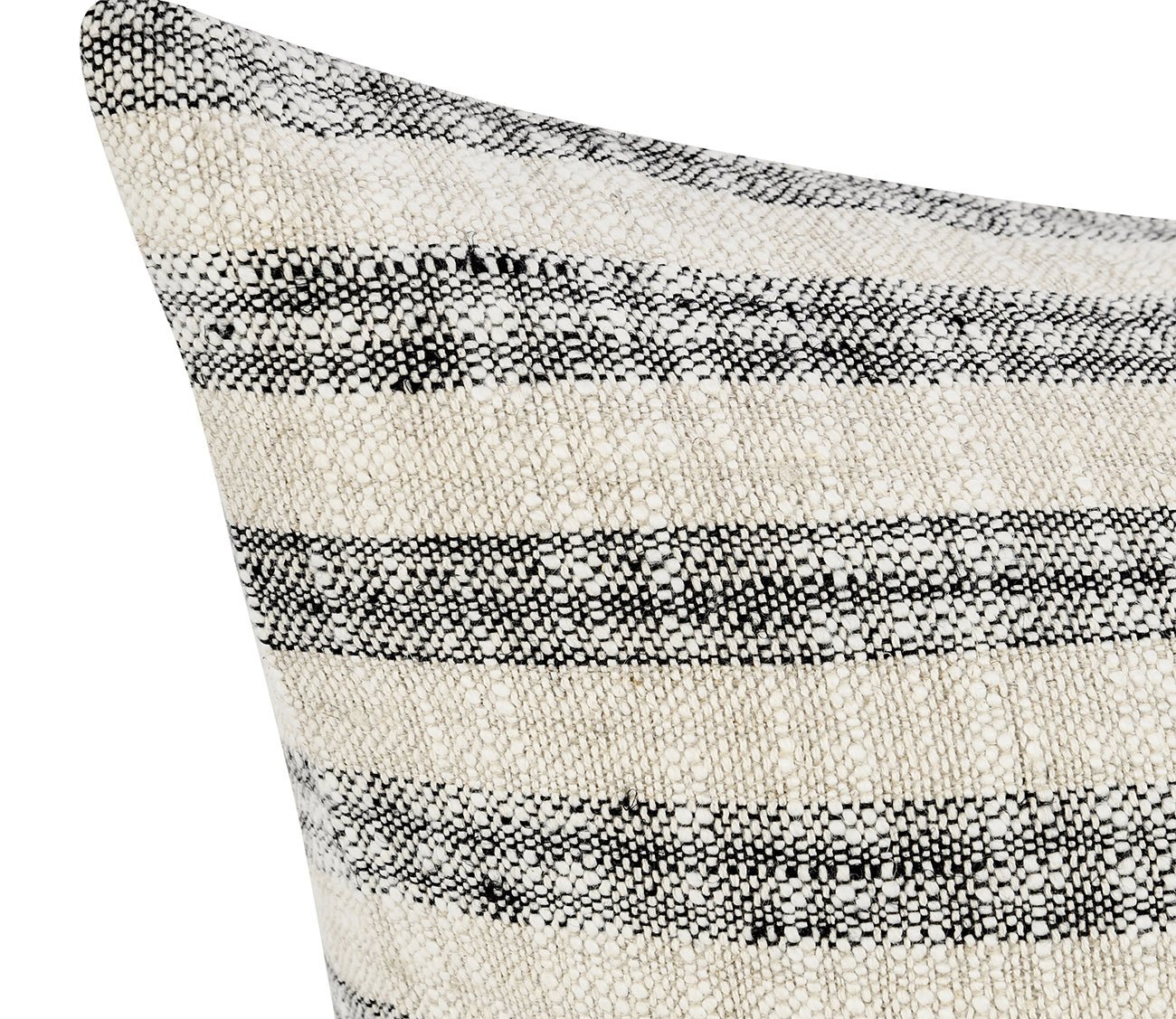 Villa by Classic Home Linna Natural Black Throw Pillow by Villa by Classic Home