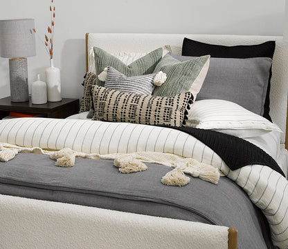Villa by Classic Home Monaco Ivory Linen 3 - Piece Duvet Cover Set by Villa by Classic Home