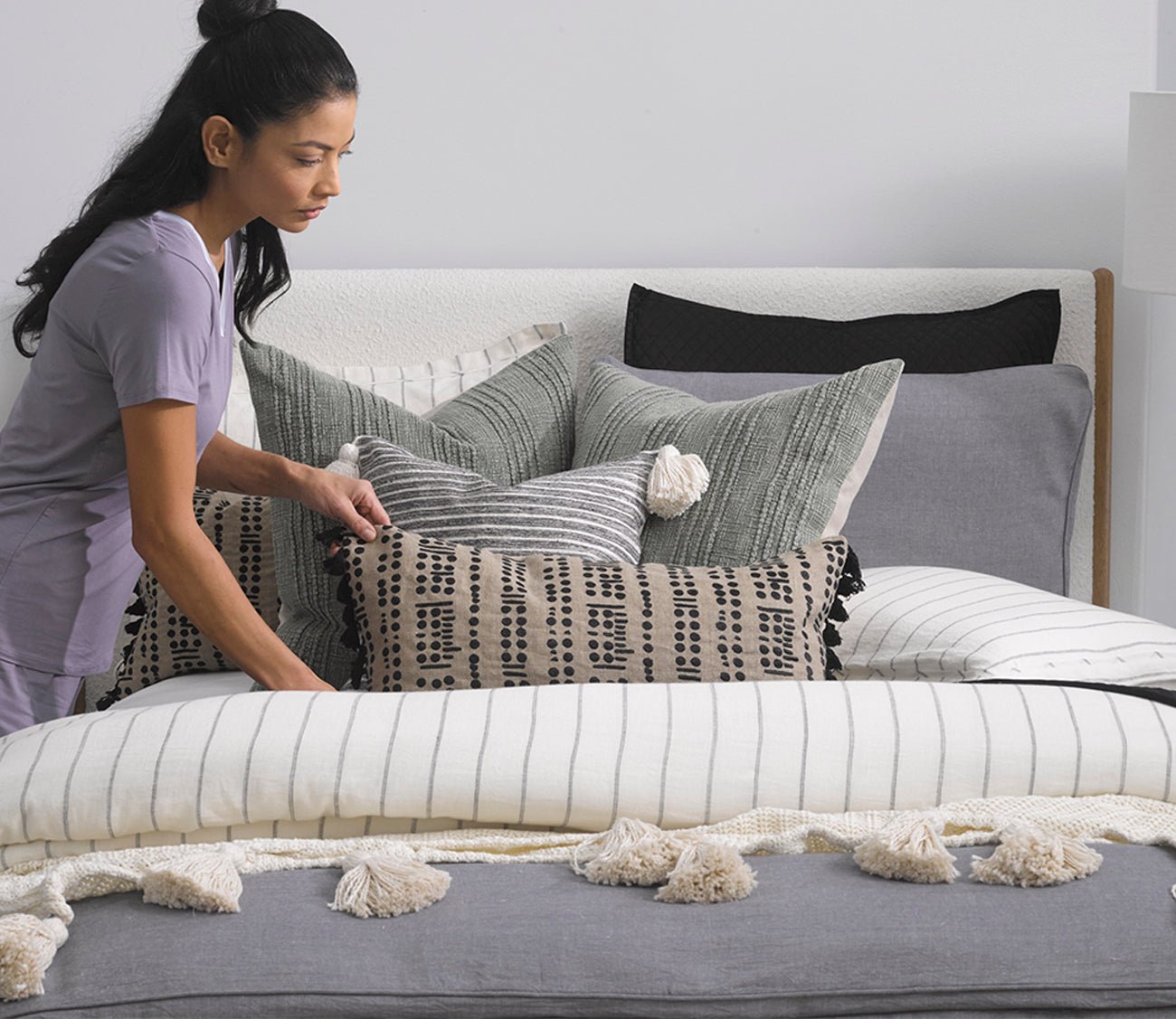 Villa by Classic Home Monaco Ivory Linen 3 - Piece Duvet Cover Set by Villa by Classic Home