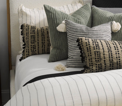 Villa by Classic Home Monaco Ivory Linen 3 - Piece Duvet Cover Set by Villa by Classic Home
