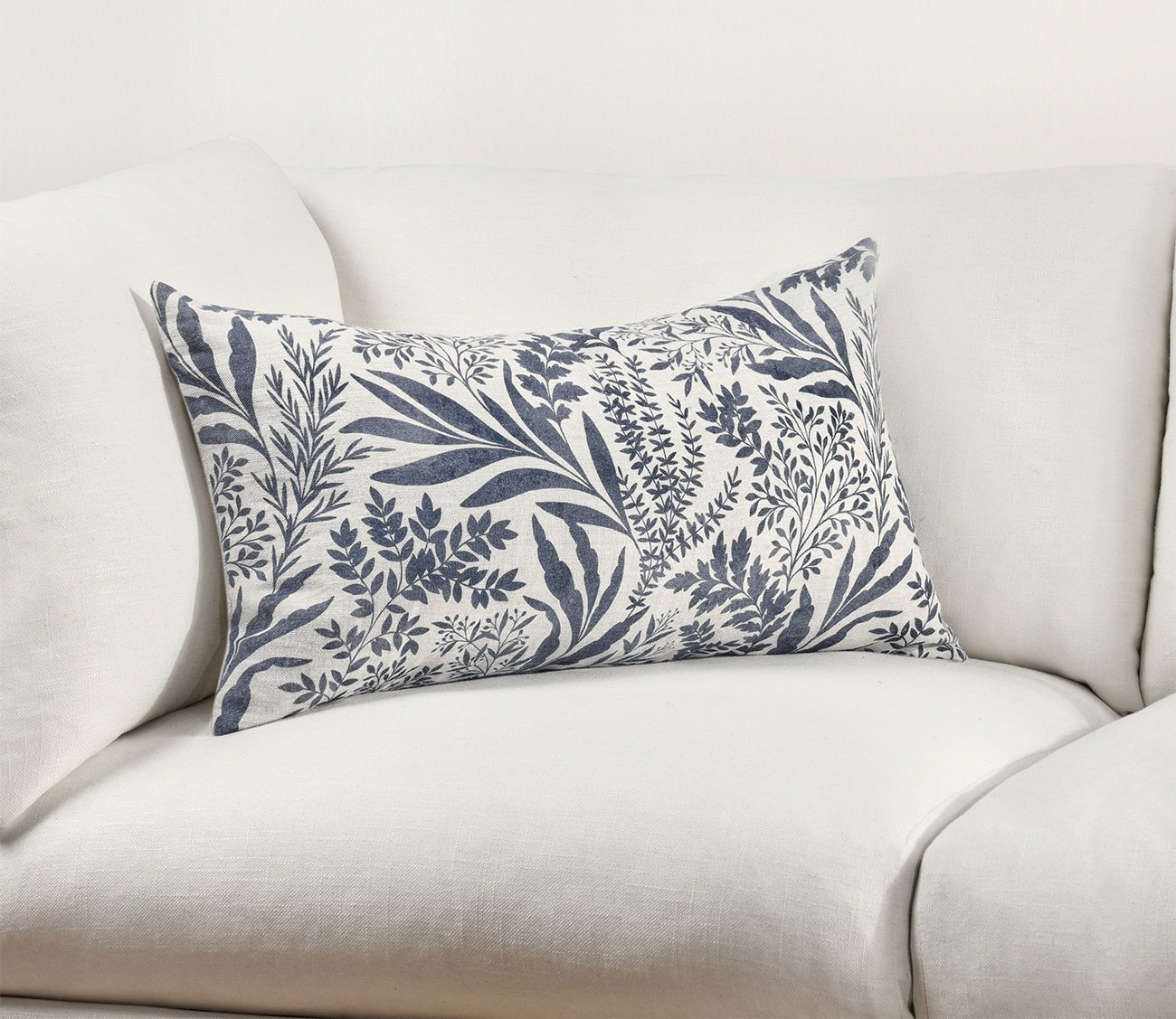 Villa by Classic Home Mulberry Denim Blue Throw Pillow by Villa by Classic Home