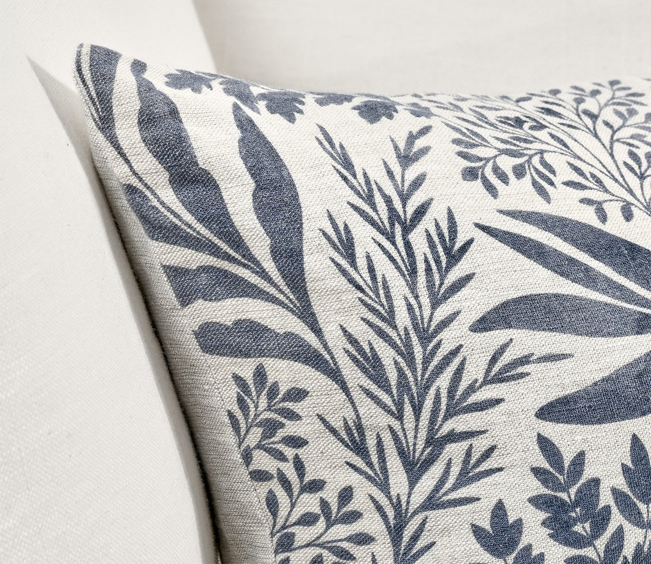 Villa by Classic Home Mulberry Denim Blue Throw Pillow by Villa by Classic Home
