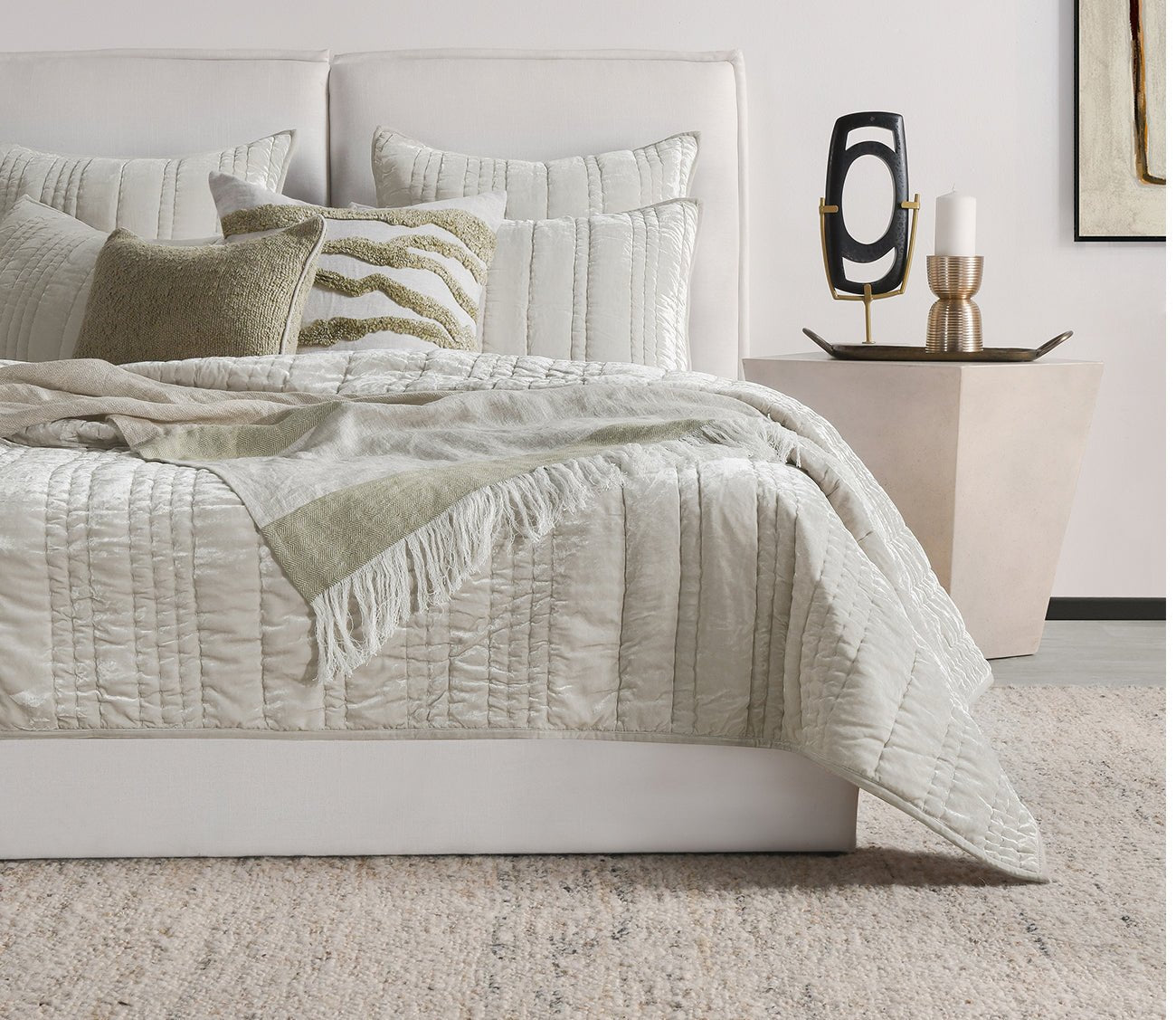 Villa by Classic Home Passage Hand - Tufted Throw Pillow by Villa by Classic Home