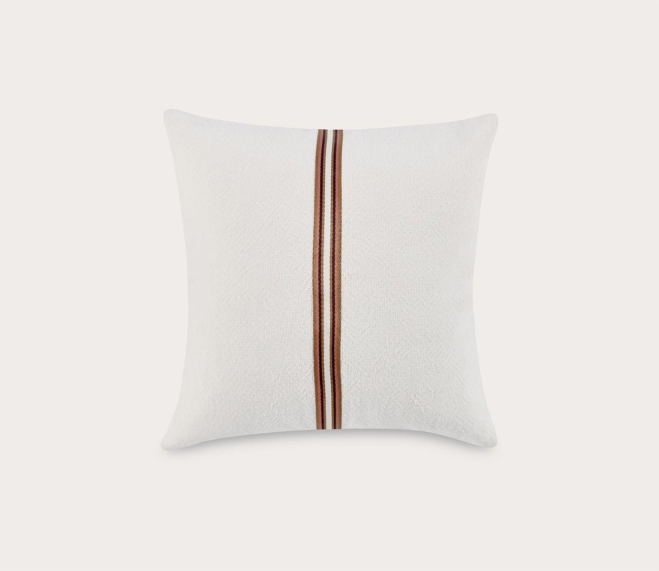 Villa by Classic Home Ralph Ivory Sangria Red Throw Pillow by Villa by Classic Home