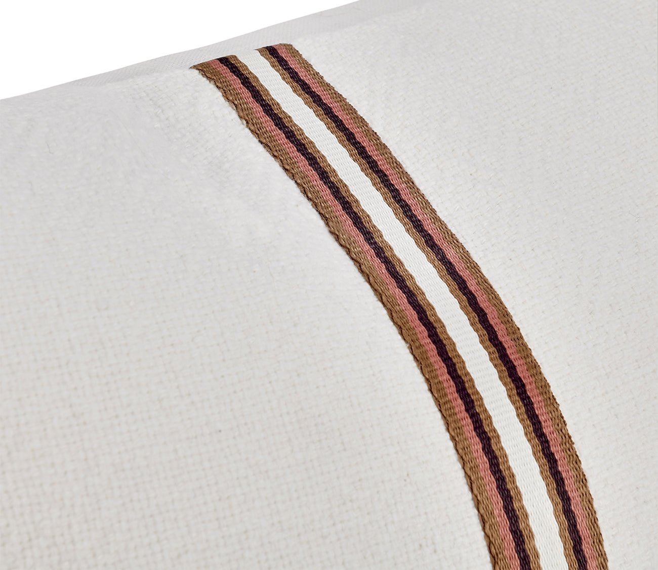 Villa by Classic Home Ralph Ivory Sangria Red Throw Pillow by Villa by Classic Home
