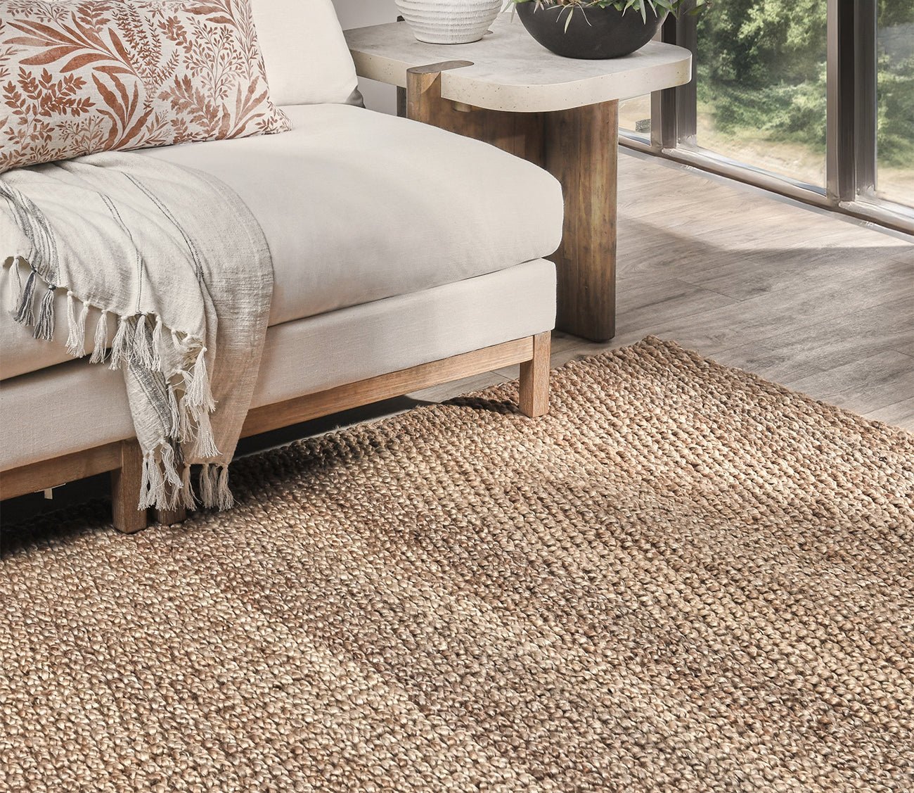 Villa by Classic Home Santa Cruz Jute Area Rug by Villa by Classic Home