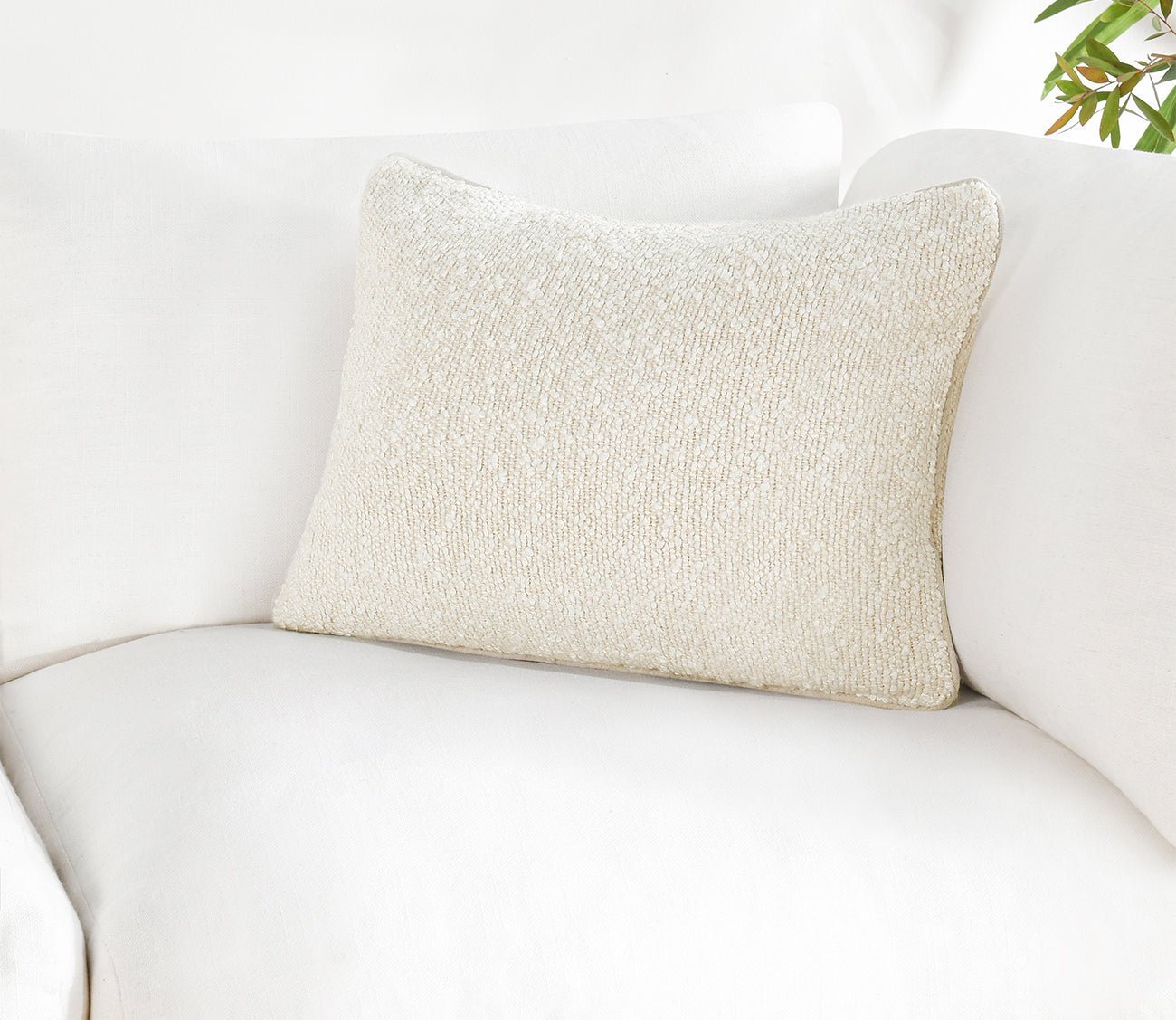 Villa by Classic Home Sava Ivory Throw Pillow by Villa by Classic Home