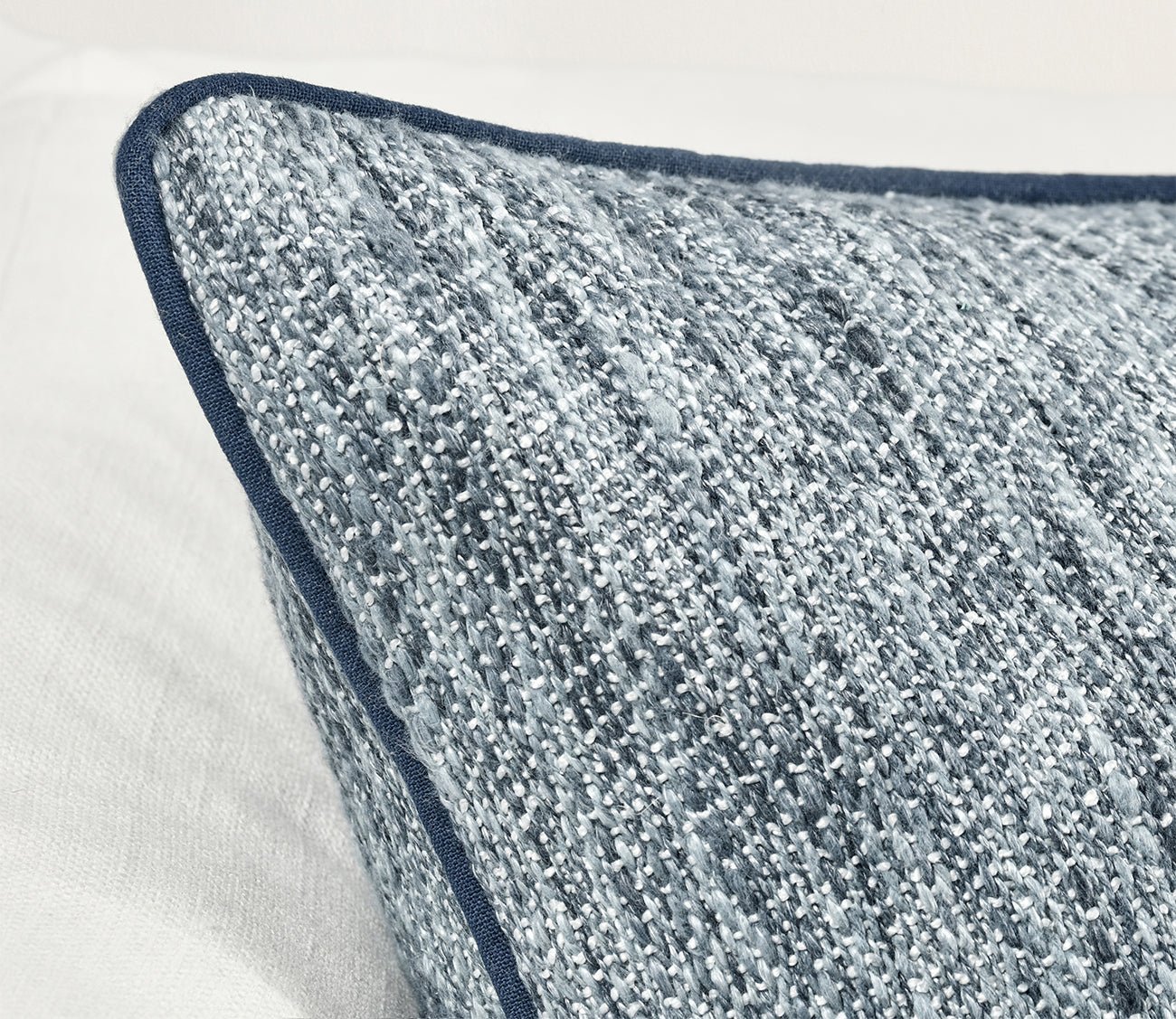 Villa by Classic Home Sharma Denim Blue Throw Pillow by Villa by Classic Home