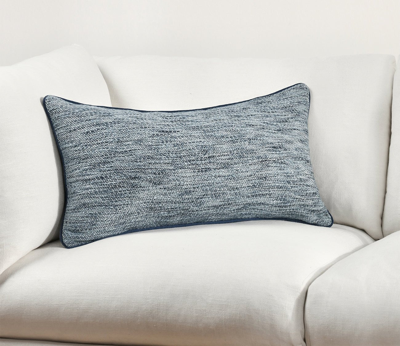 Villa by Classic Home Sharma Denim Blue Throw Pillow by Villa by Classic Home
