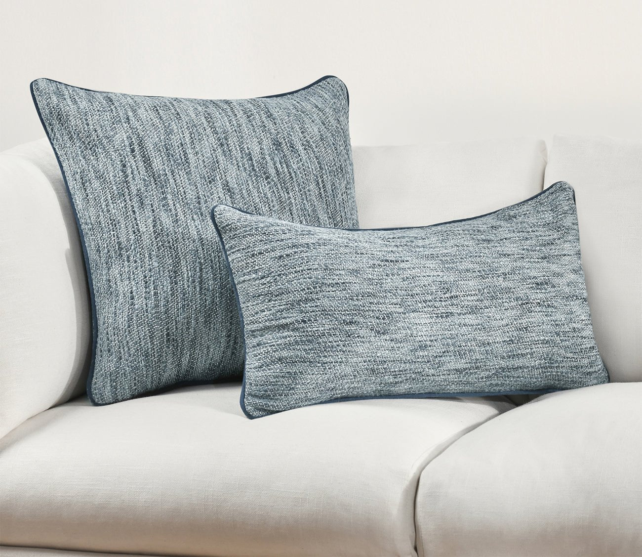 Villa by Classic Home Sharma Denim Blue Throw Pillow by Villa by Classic Home