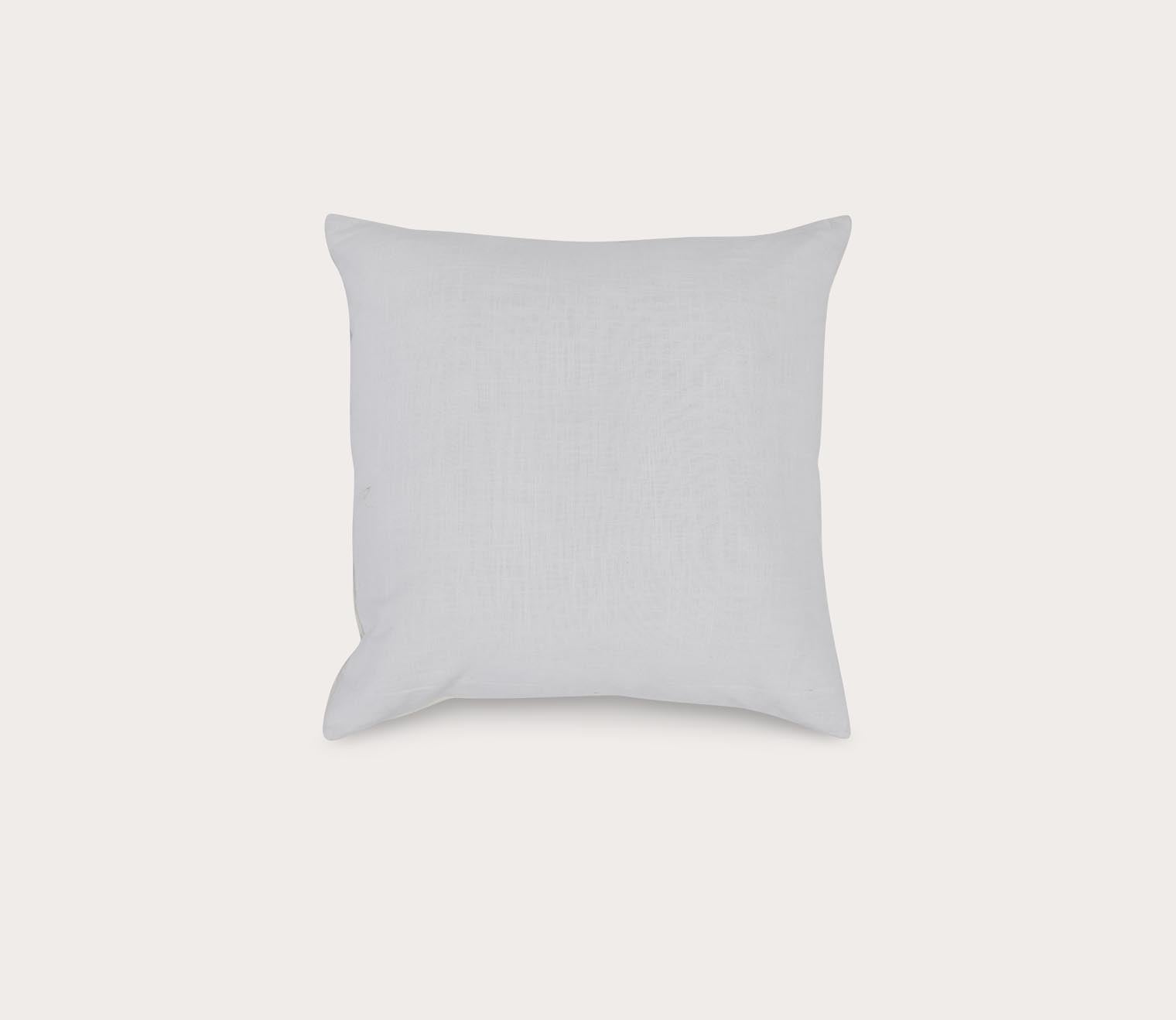 Villa by Classic Home Steam Sea Fog Blue Ivory Throw Pillow by Villa by Classic Home