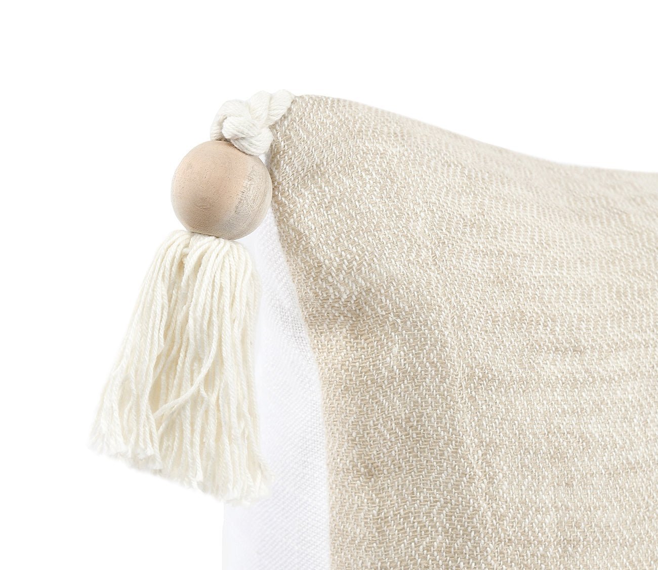 Villa by Classic Home Talara Wheat Green Natural Throw Pillow by Villa by Classic Home