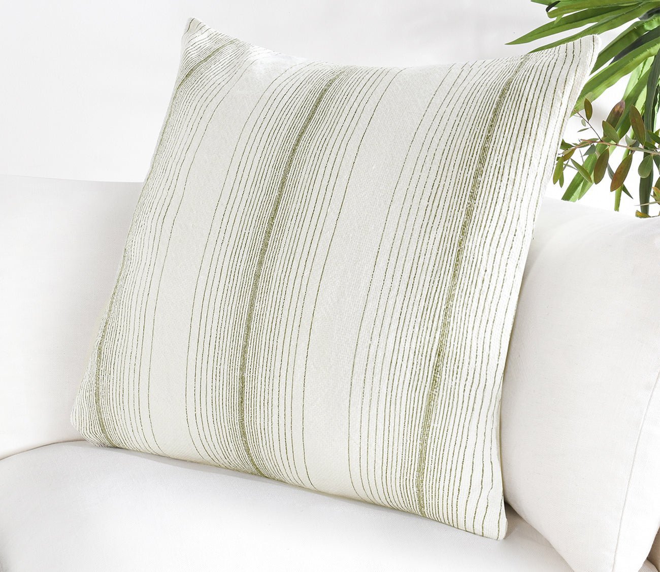 Villa by Classic Home Theta Striped Throw Pillow by Villa by Classic Home