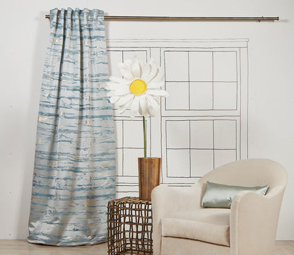 Serenity Abstract Room Darkening Curtain Panel by Ann Gish