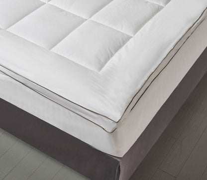 3-Inch White Down Fiber Top Featherbed Topper by Scott Living